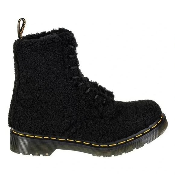 Dr. Martens 1460 Pascal Shearling Faux Womens Girls Boots size  5 - Picture 1 of 8